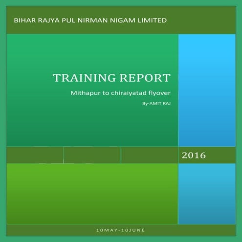 Summer traning report BRPNNL by Amit Raj 14CE10005