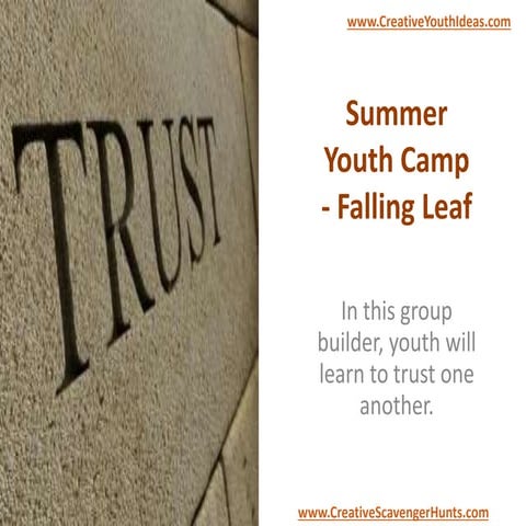 Summer Youth Camp - Falling Leaf