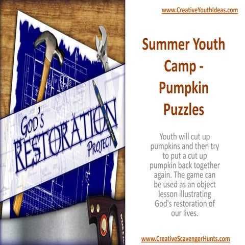 Summer Youth Camp - Pumpkin Puzzles