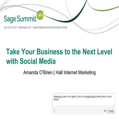 Take Your Business to the Next Level with Social Media