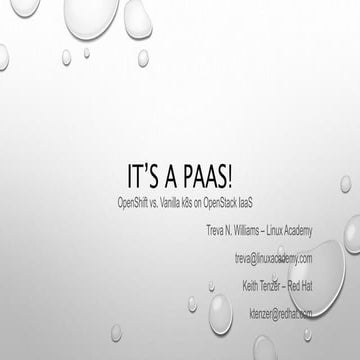 Summit openshift-on-openstack