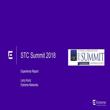 STC Carolina Summit 2018 Recap: Larry Kunz