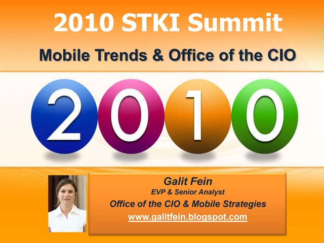 Office of the CIO Trends 2010