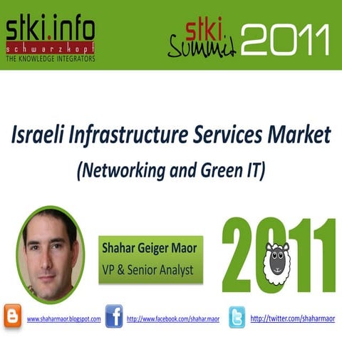 Summit 2011  trends in infrastructure services