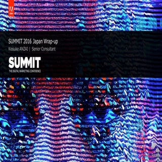 Summit 2016 wrap up hands out