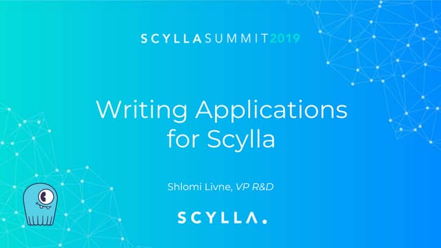 Writing Applications for Scylla