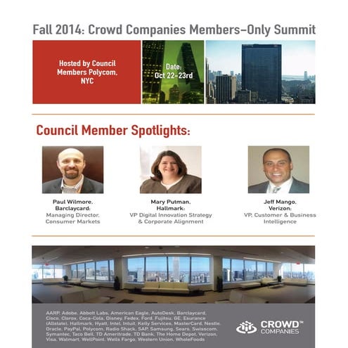 Crowd Companies Fall Summit 2014 