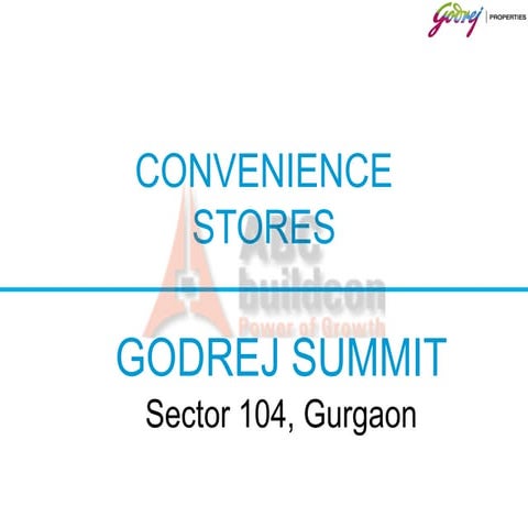 Godrej Summit Society Shops - Abc Buildcon Pvt Ltd