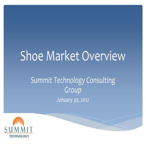 Summit technology   shoe market overview 01-30-12