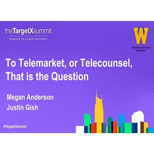5.1 To Telemarket, or Telecounsel, That is the Question