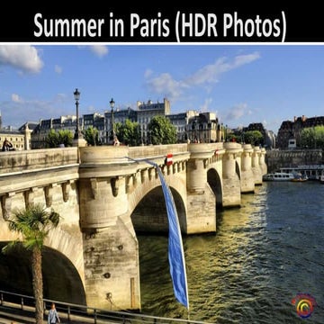 Summmer in Paris (Photos in HDR)