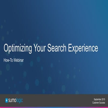 Optimizing Your Search Experience
