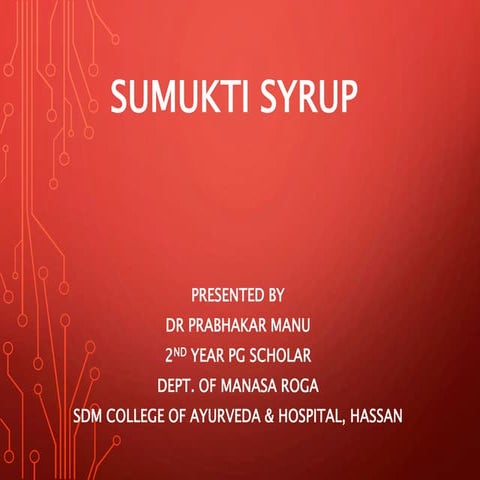 Sumukti syrup