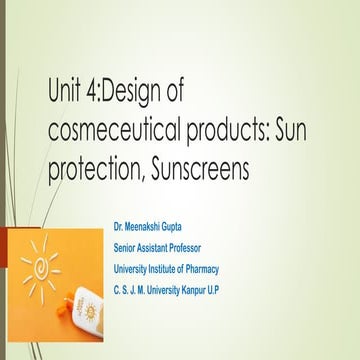 Sun-Protection-Sunscreen ppt description