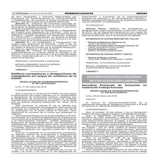 SUNAFIL - Resolución N° 038-2016 - ...