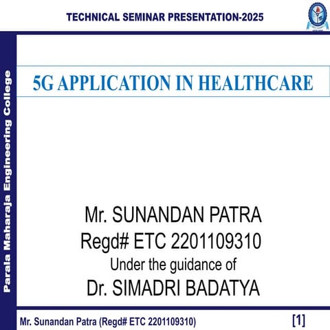 5g application in healthcare department.ppt