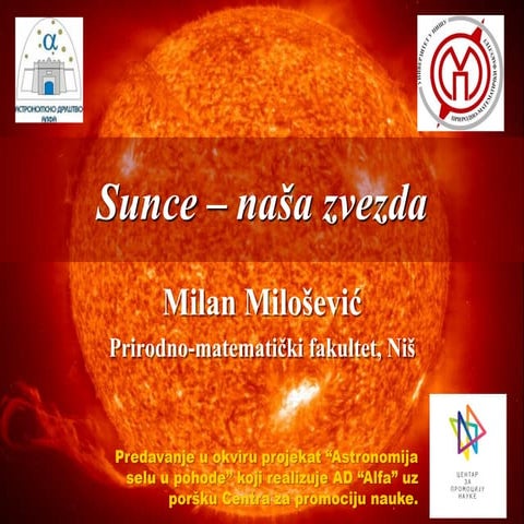 "Sunce – nasa zvezda" - Milan Milošević