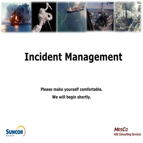 Incident Management Overview by Shawn Messier