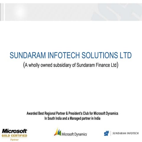 Sundaram infotech   fin services ppt v 2.0