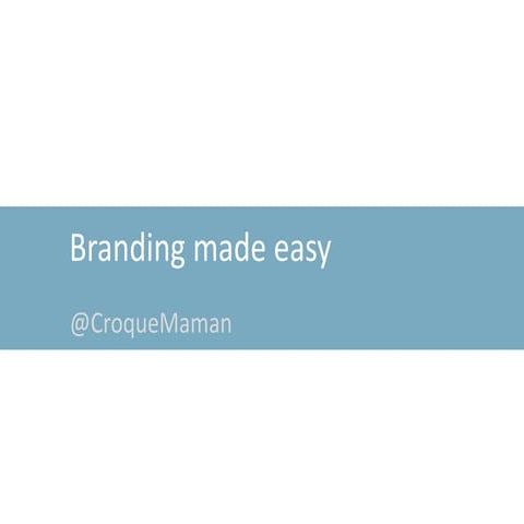 Branding Made Easy