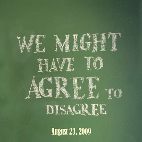 Sunday School Lesson 2009 08 23