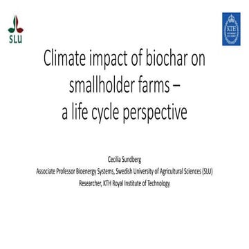 Biophysical Potential of Crop Residues for Biochar Carbon Sequestration and C...