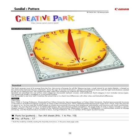 Sundial e a4 | PDF