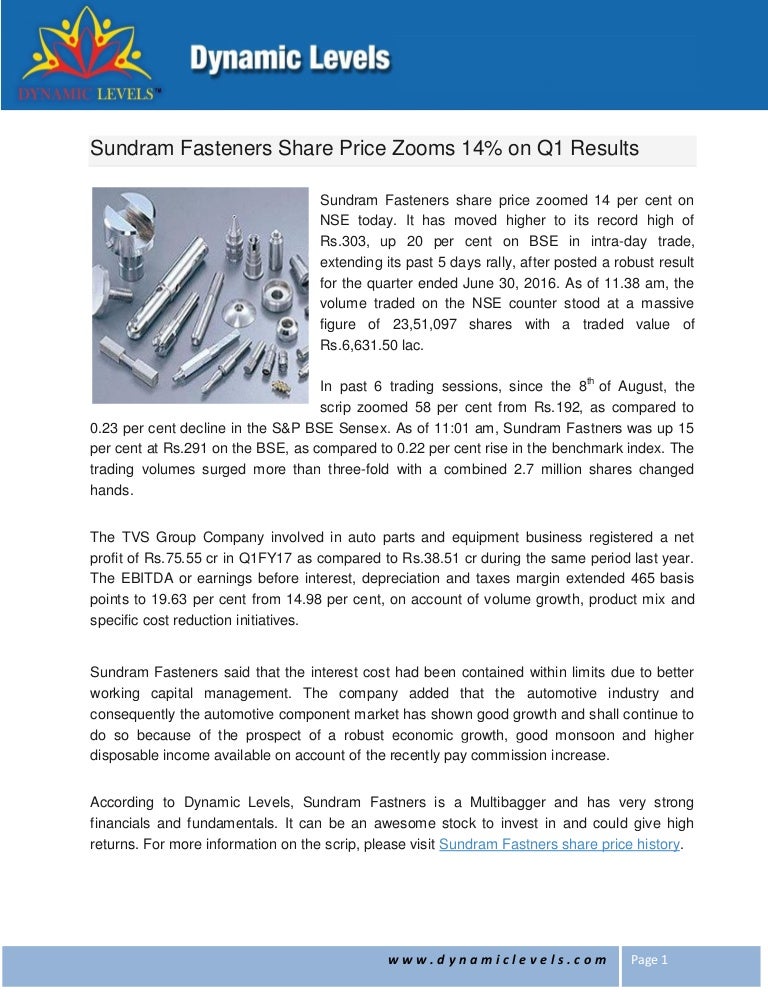 Sundram fasteners