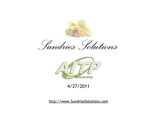 Sundries solutions ou_aitp_4_27_11