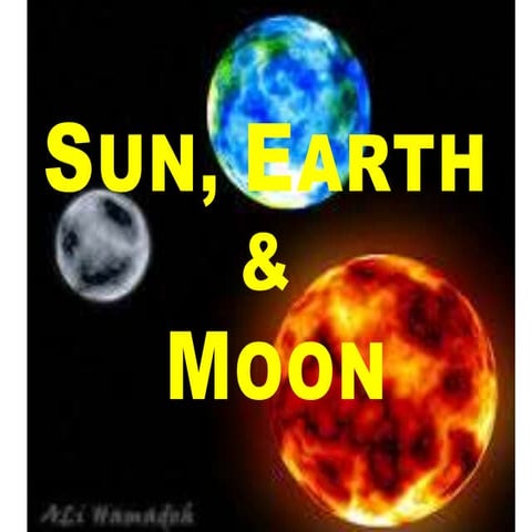 Sun, earth & moon gr 3