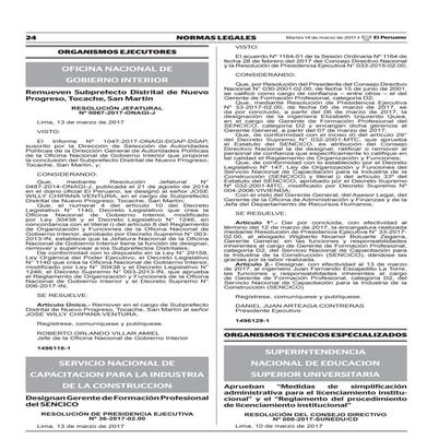 Sunedu simplificacion