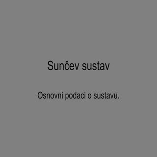 Sunčev sustav