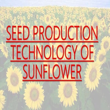 Seed sampling and testing | PPTX