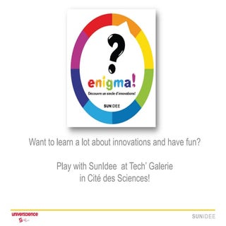 Sun idee at cité des sciences. 2010...