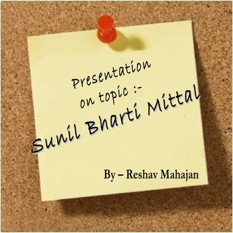 Sunil bharti mittal