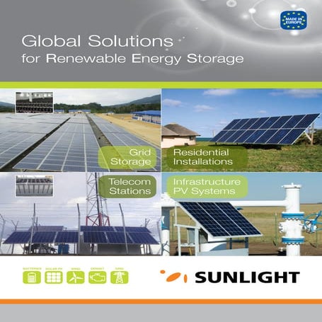 SYSTEMS SUNLIGHT S.A. | Global Solutions for Renewable Energy Storage | PDF