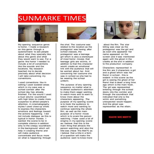 Sunmarke times