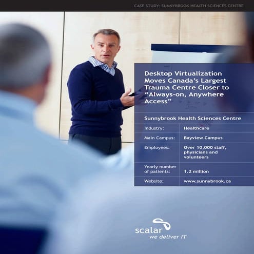 Sunnybrook Health Sciences - Scalar customer case study