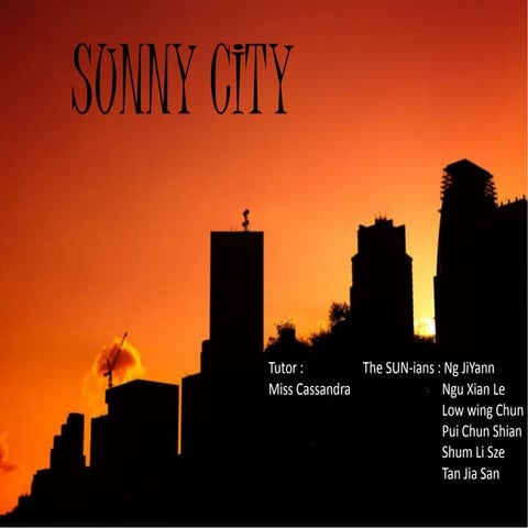 Sunny city - Future city proposal