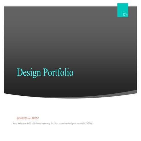 Mechanical Design Portfolio | PDF