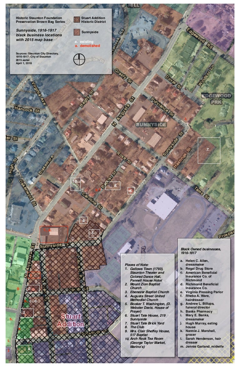 Sunnyside map, 2015