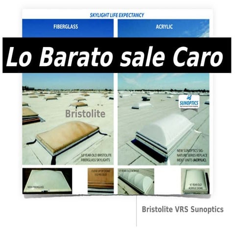 SUNOPTICS VERSUS BRISTOLITE - CUANDO LO BARATO SALE CARO, EL SALVADOR