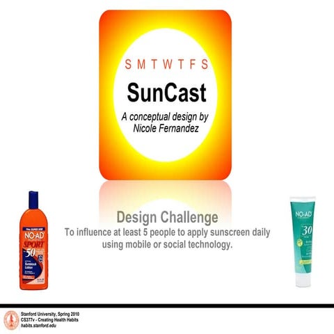 Sunscreen Presentation | PPTX