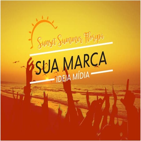 Sunset summer floripa