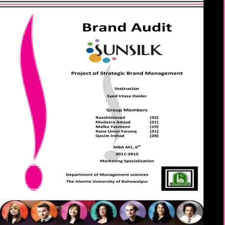 Sunsilk brand audit report
