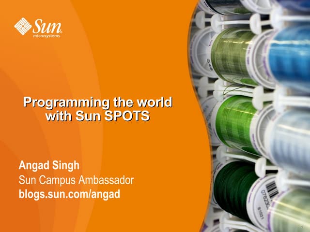 Sun Spot Talk