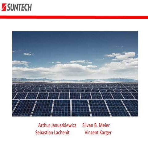 Suntech strategic analysis
