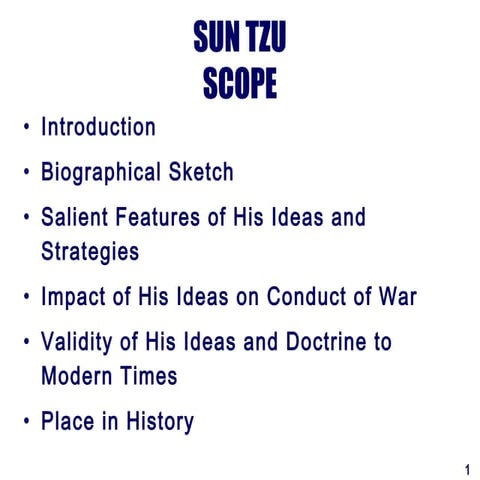 Sun tzu presentation