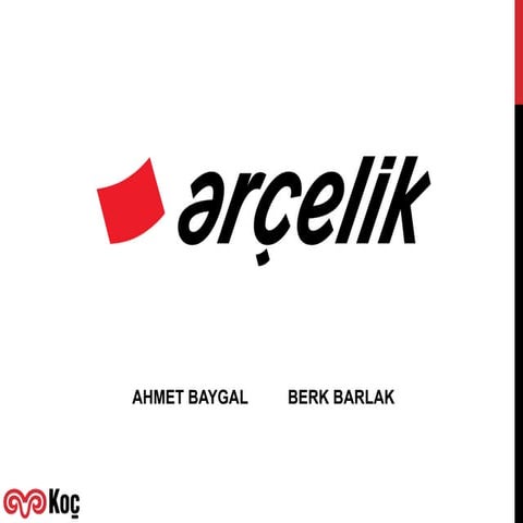 Arçelik Sosyal Sorumluluk Projesi