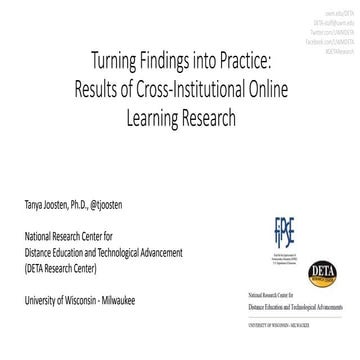 Turning Findings into Practice